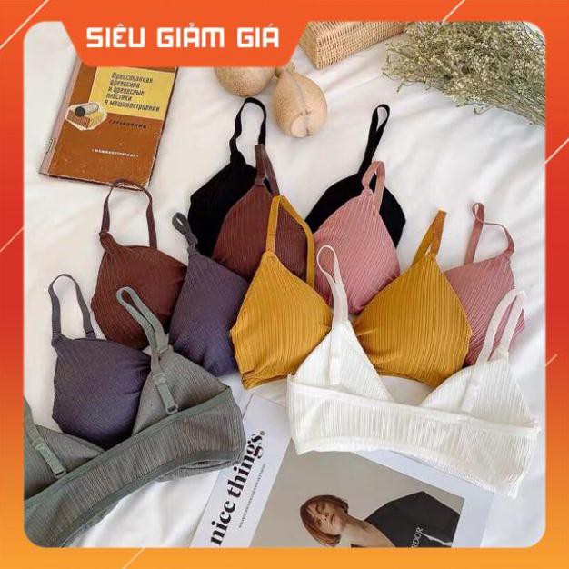 Áo Bra Tăm Thắt Nơ Siêu Nâng Không Gọng 9932