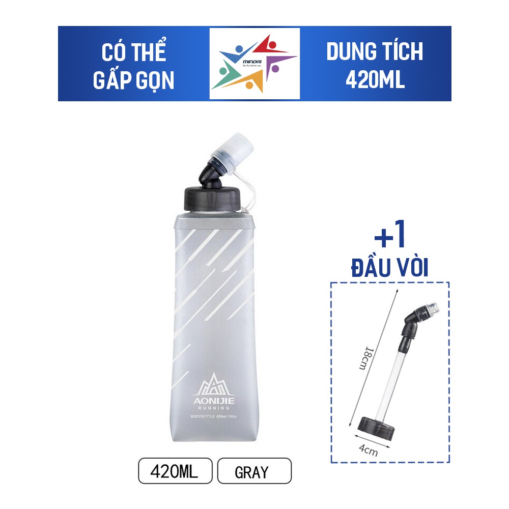 Bình Nước Mềm- Có Vòi  Aonijie Soft Flask 250ml-420ml-500ml