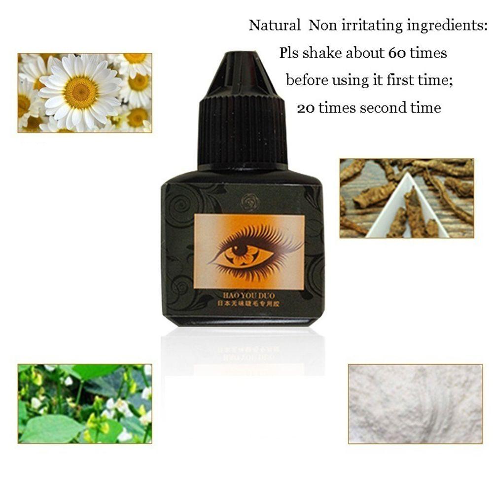 BORAG Keo Nối Lông Mi Nhanh Khô Màu Đen Thời Trang Cho Nữ 10ML Trong Vòng 6-8 Tuần