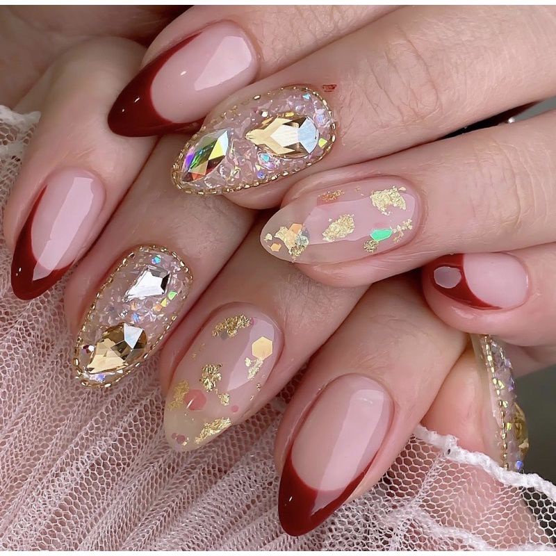 Dây bi trang trí móng 50cm