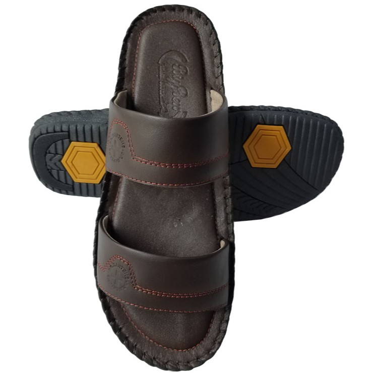 Dép Nam Quai Ngang Da Bò BIGBEN DN291