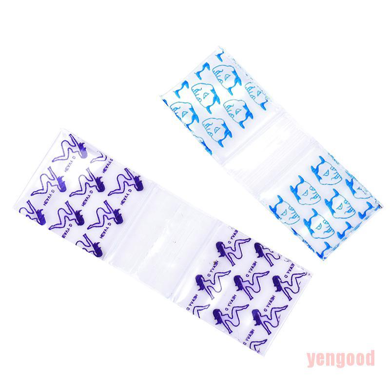 Bộ 100 Túi zip Nhỏ Kích Thước 1.6X2 / 1.8X2.5 / 2.5X3 / 3X4Cm
