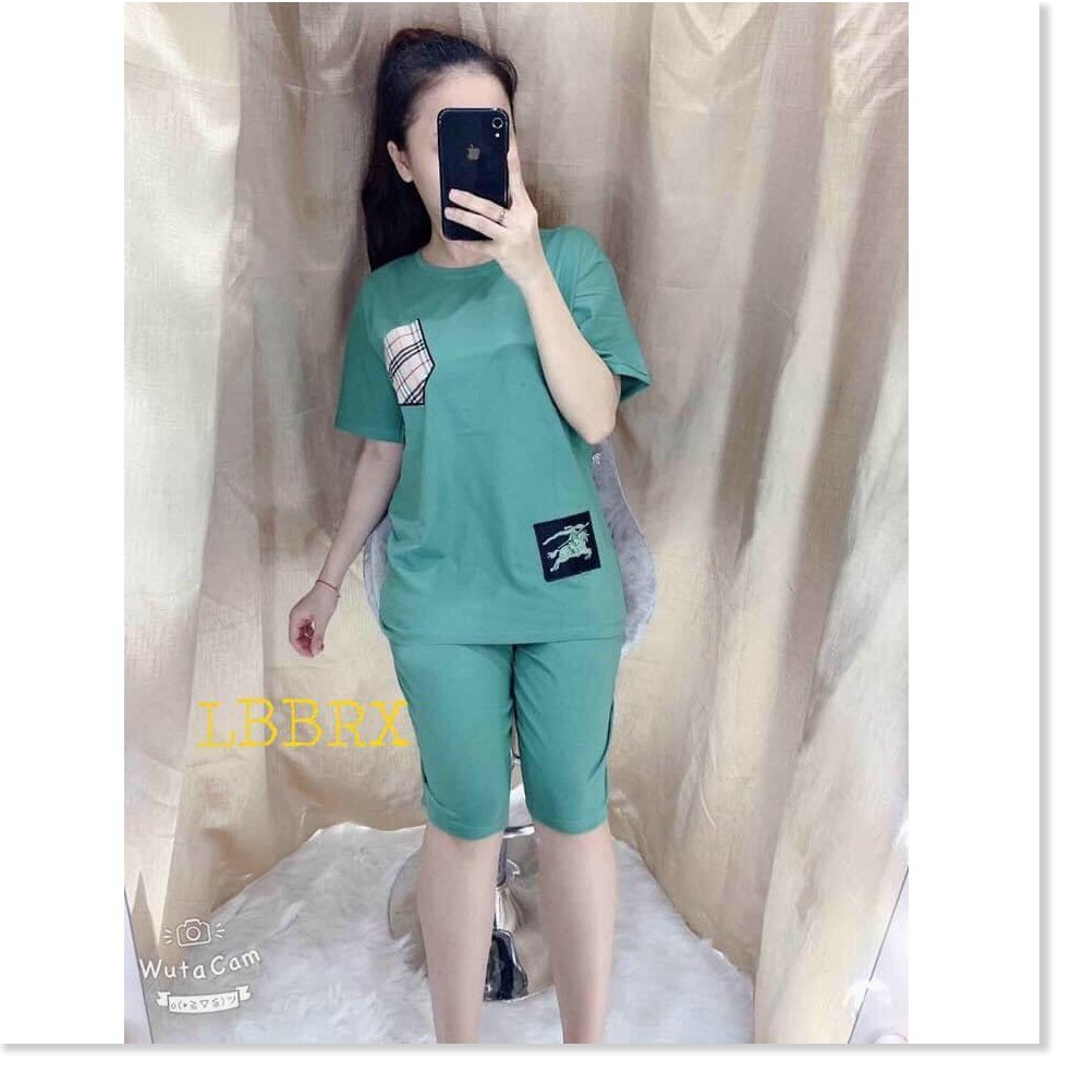 SET BỘ THUN NỮ,THIẾT KẾ HỌA TIẾT XINH XẮN,CHẤT LIỆU VÃI CO GIẢN VÀ MỀM MỊN  THỜI TRANG KME.STORE