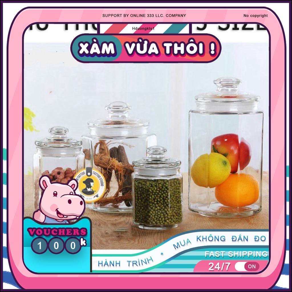 Hũ thủy tinh lục giác