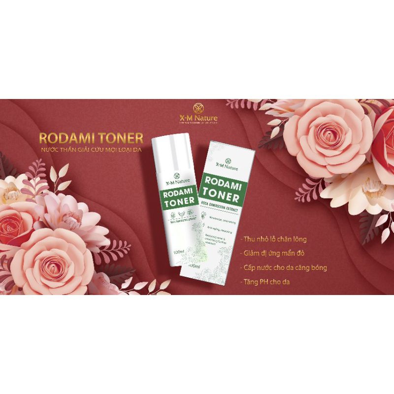 Free Ship RODAMI TONER XMNATURE (Nước hoa hồng nguyên chất) | BigBuy360 - bigbuy360.vn