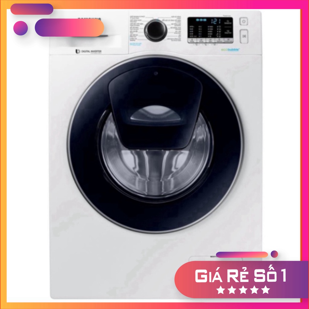 Máy giặt Samsung cửa ngang 9 kg màu trắng WW90K54E0UW/SV Giá Sốc