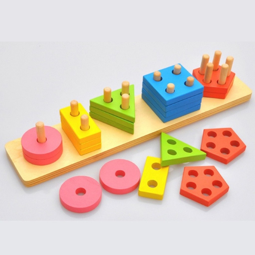 Thả hình 3D Montessori