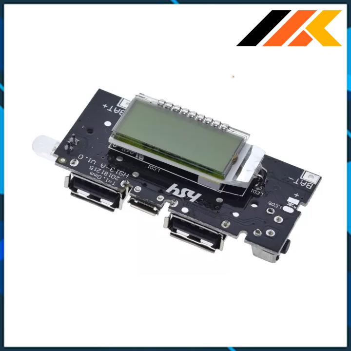 Mạch Sạc Dự Phòng 2 Đầu Ra V2 Có Màn Hình LCD - Linh Kiện TuHu