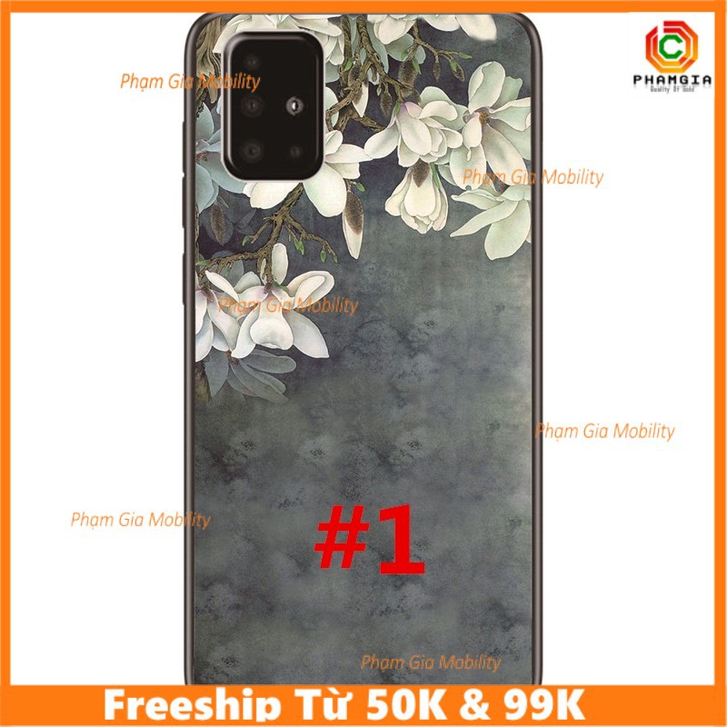 Ốp lưng hoa lá đẹp cho Samsung Galaxy A51