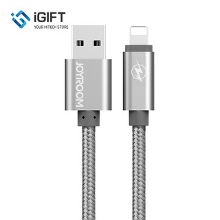 Dây cáp sạc nhanh lightning mfi chuẩn cho iphone/ipad 1.2m joyroom rs801 - bảo hành 12 tháng 1 đổi 1