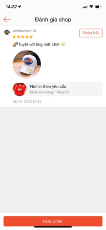 Nón in theo yêu cầu
