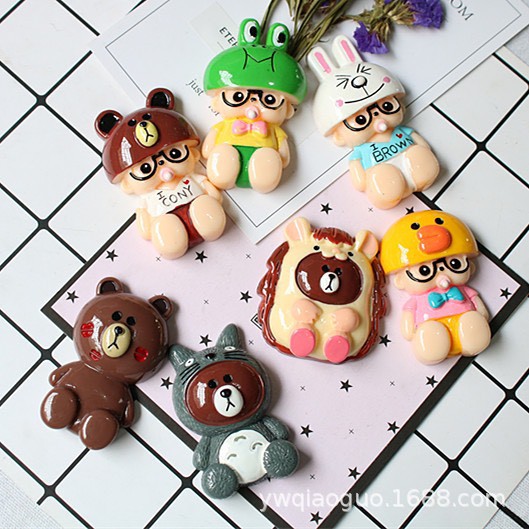 Hình Charm, sticker To -kute trang trí vào sục, giày dép, vỏ điện thoại