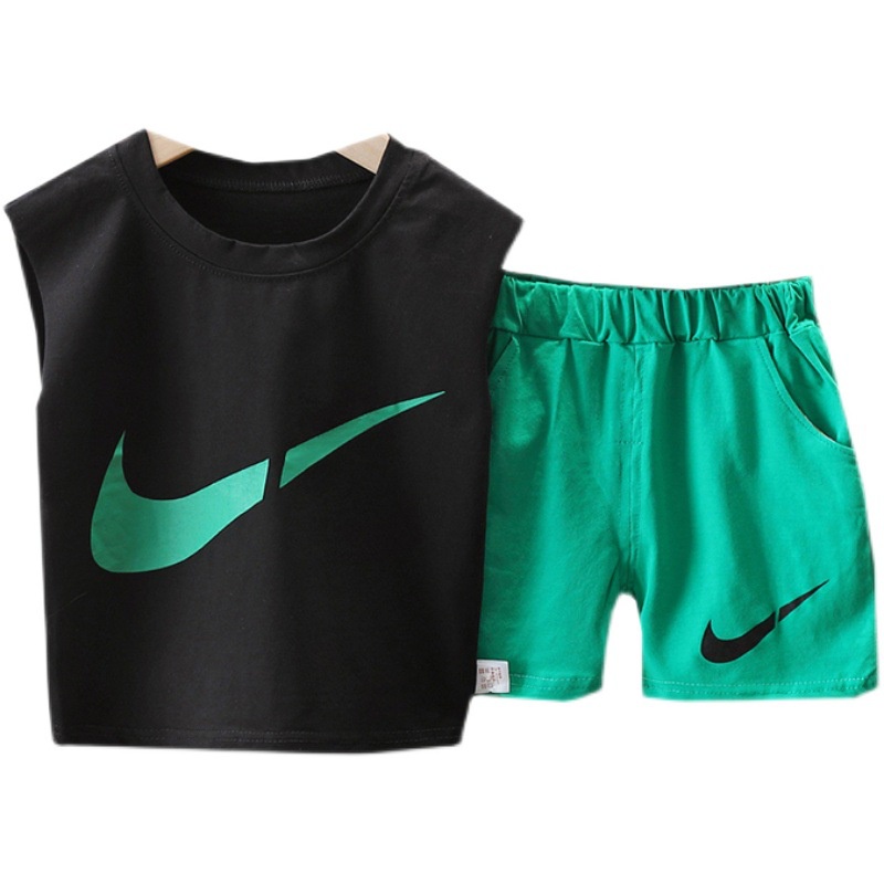 Bộ Áo Sát Nách + Quần Short Thời Trang Mùa Hè Cho Bé Trai GYLTZ187