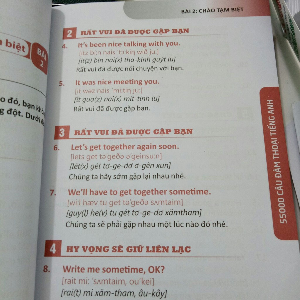 Sách- 55.000 câu đàm thoại Tiếng Anh (Sách màu - Kèm CD)