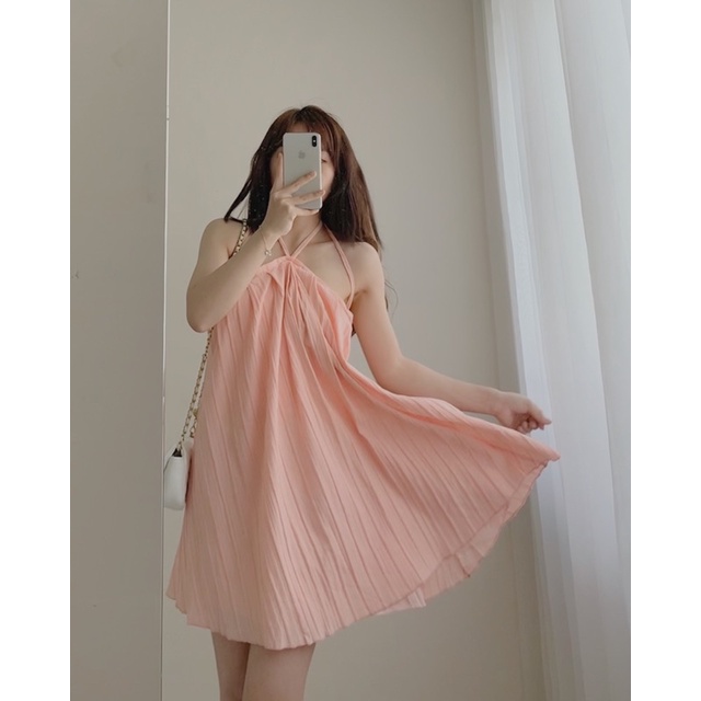 Váy đan dây hở lưng 004