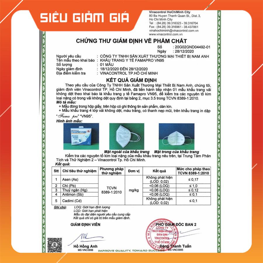 Set 10 cái khẩu trang N95 chính hãng 4 lớp công nghệ nhật bản kháng khuẩn chống bụi siêu mịn