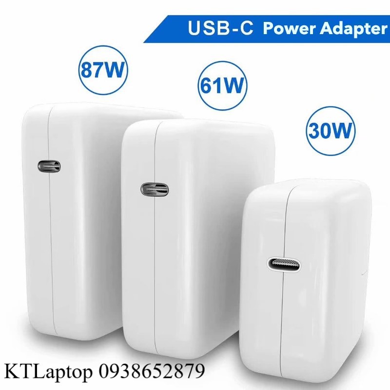 Sạc Macbook 96W | 87W | 61W | 30W | 29W USB-C chính hãng 100% của Apple
