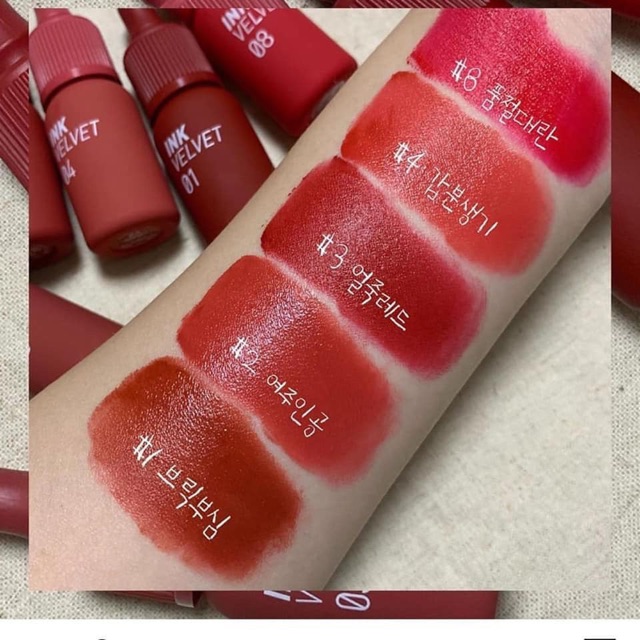 ( Sẵn 101- 102 - 103) Son kem Peripera Ink Velvet Lip Tint | Thế Giới Skin Care