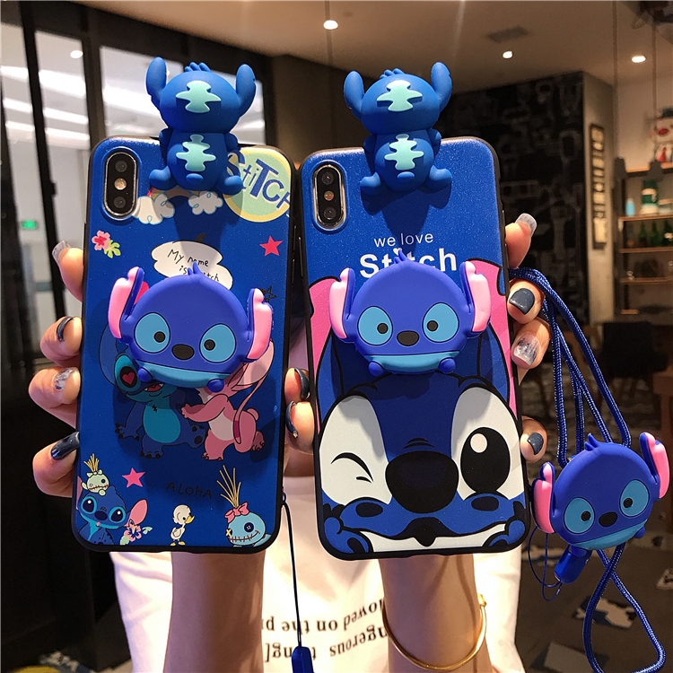 Ốp điện thoại dẻo in hình Stitch cho Samsung Galaxy J2 Prime J3 J4 J5 J6 Plus J7 Pro J8 A5 2017 A7 2018 Note 10