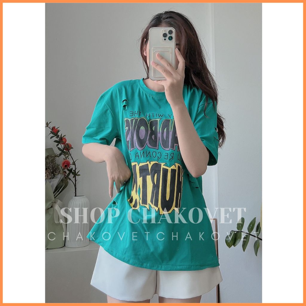 Áo thun tay lỡ Unisex A8241 Áo phông nam nữ Basic Tee oversize form rộng cực cá tính - CHAKOVET
