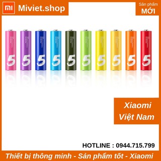 {FlashSale} Pin Tiểu AA Số 5 Rainbow (Hộp 10 Viên) - CHÍNH HÃNG XIAOMI - MIVIET.SHOP