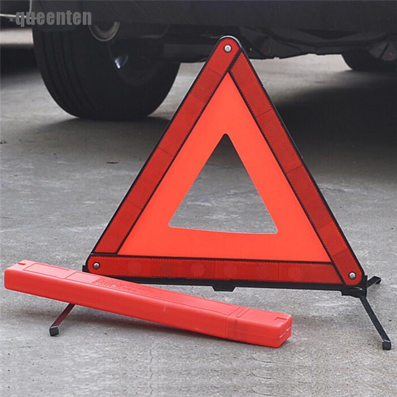 Biển báo nguy hiểm cầu cứu khẩn cấp hình tam giác phản quang an toàn cho xe hơi