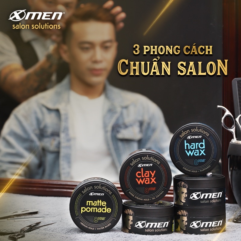 Sáp/Wax Vuốt Tóc XMen Salon Solution 70g