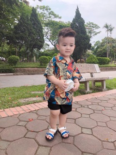 Set bộ công tử hoa lá