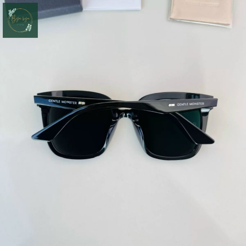 Mắt kính GM LOCELL màu đen bảng vuông thời trang