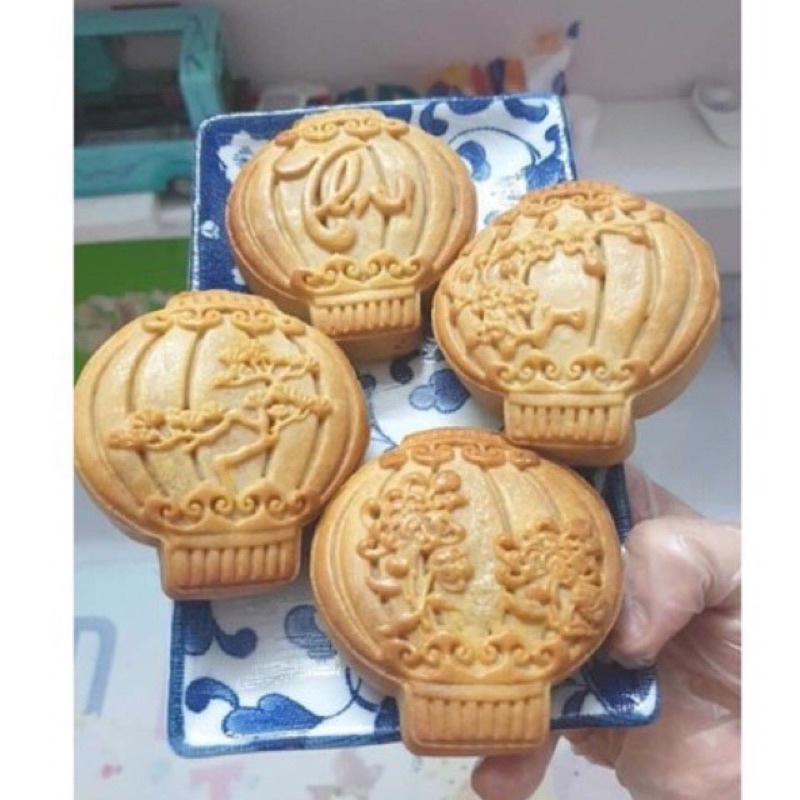 [Hàng mới về] Khuôn trung thu lò xo đèn lồng 4 mặt 150g