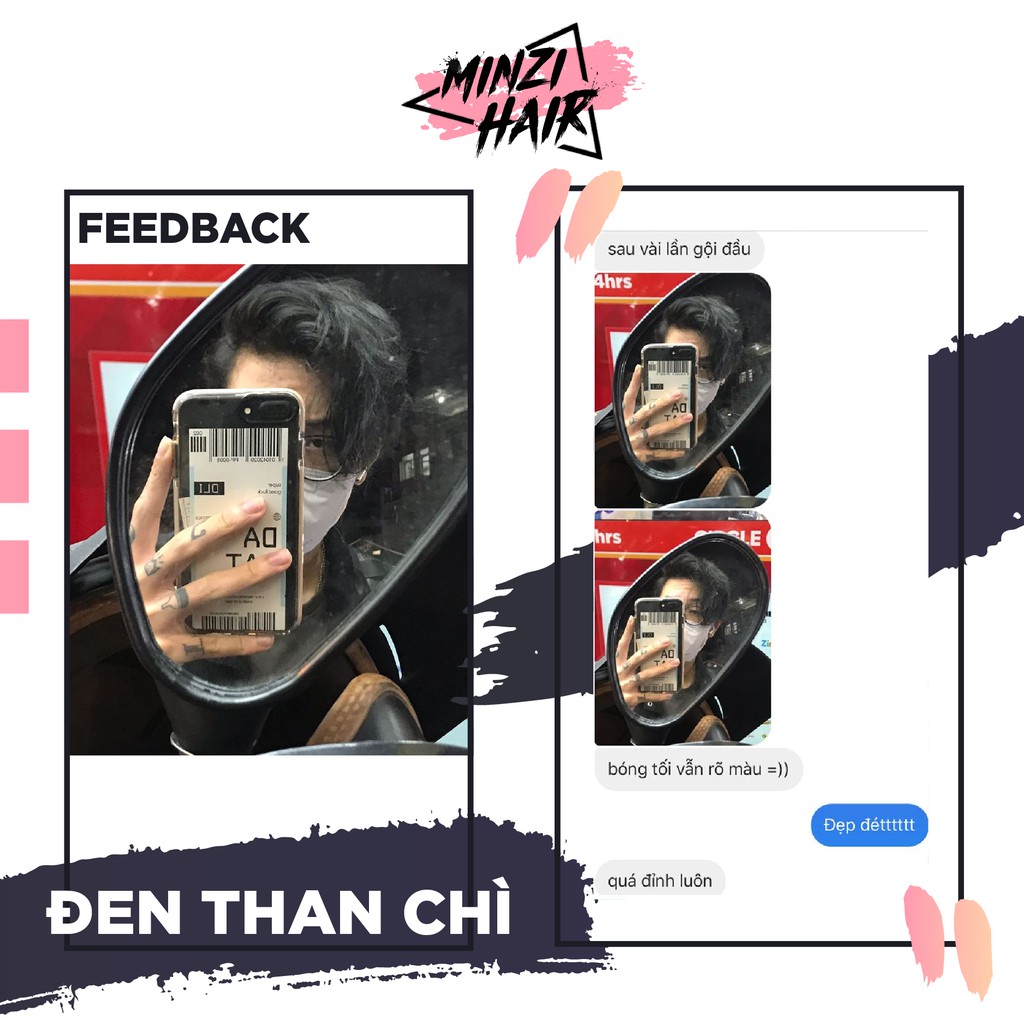 [BEST SELLER]Thuốc Nhuộm Tóc Màu Than Chì - Tặng Ngay Trợ Dưỡng - Không tẩy tóc | BigBuy360 - bigbuy360.vn