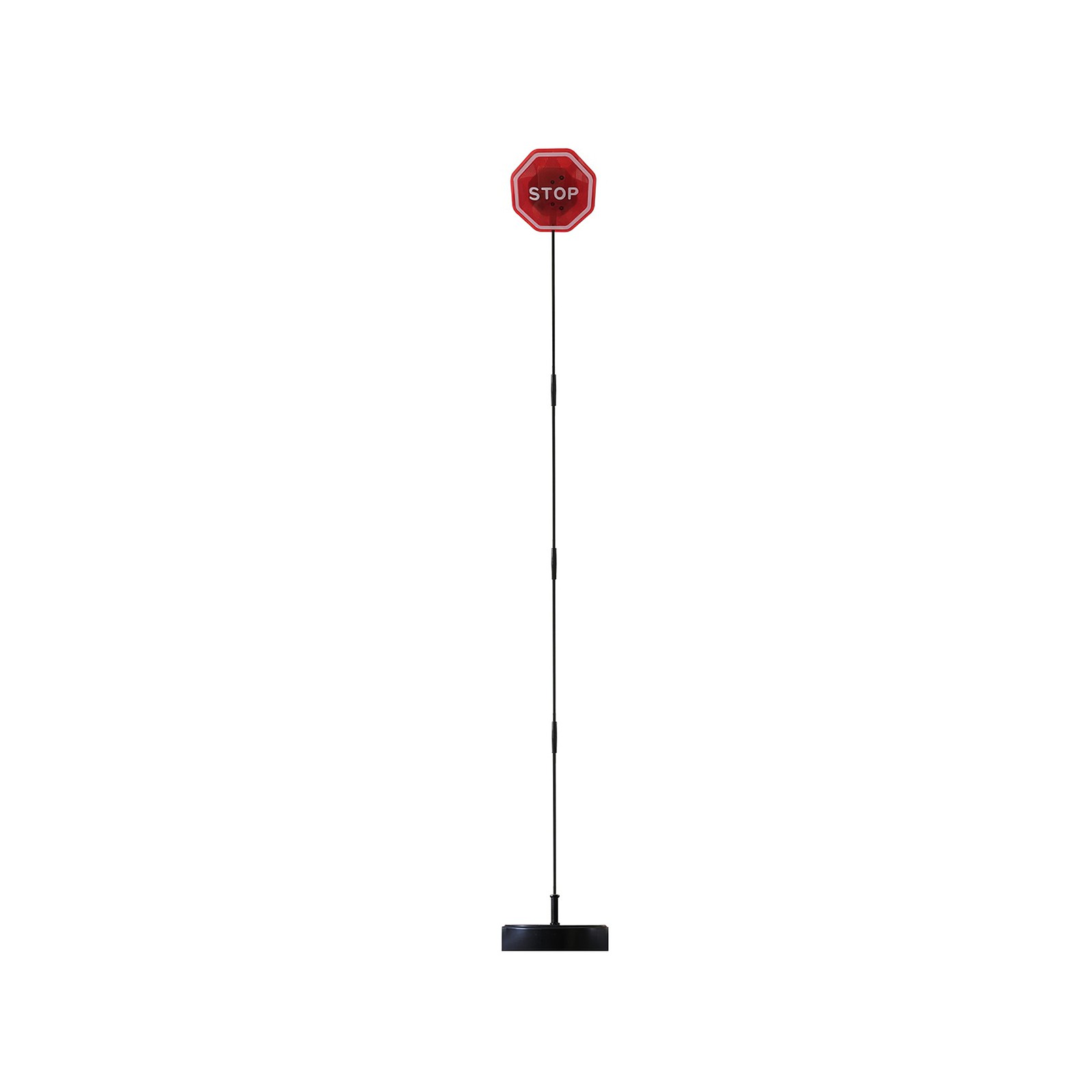 IN STOCK Bright Red White Stop Sign Eye-Catching Visible Car Stop Warner Load-Bearing Traffic Stop Set Fadeless People Car Warning Sign Rust-Proof Car Stop Reflector for Street Road Parking