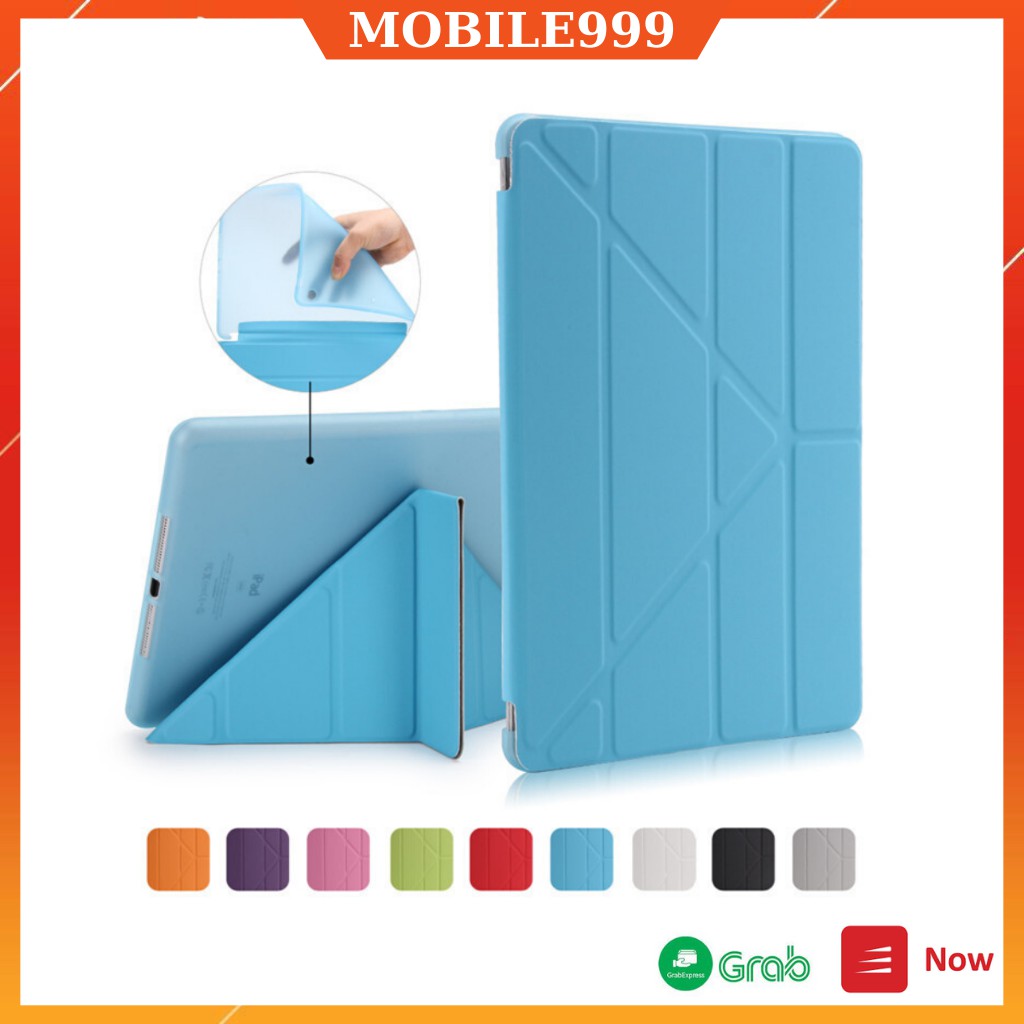 Bao da ipad Silicon gập tam giác ipad gen 9/8/7/Pro 9.7/10.5/Air3/Air 1/Air 2/Gen 5/6...MOBILE999