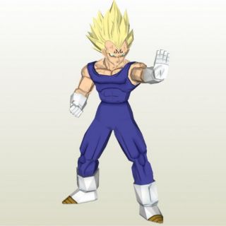 Mô hình giấy VEGETA SUPPER SAYAN 2(VER 2)