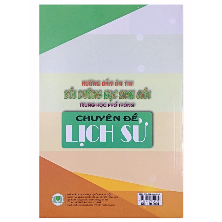 Sách - Hướng dẫn Ôn thi Bồi dưỡng Học sinh giỏi Trung học phổ thông Chuyên đề Lịch Sử