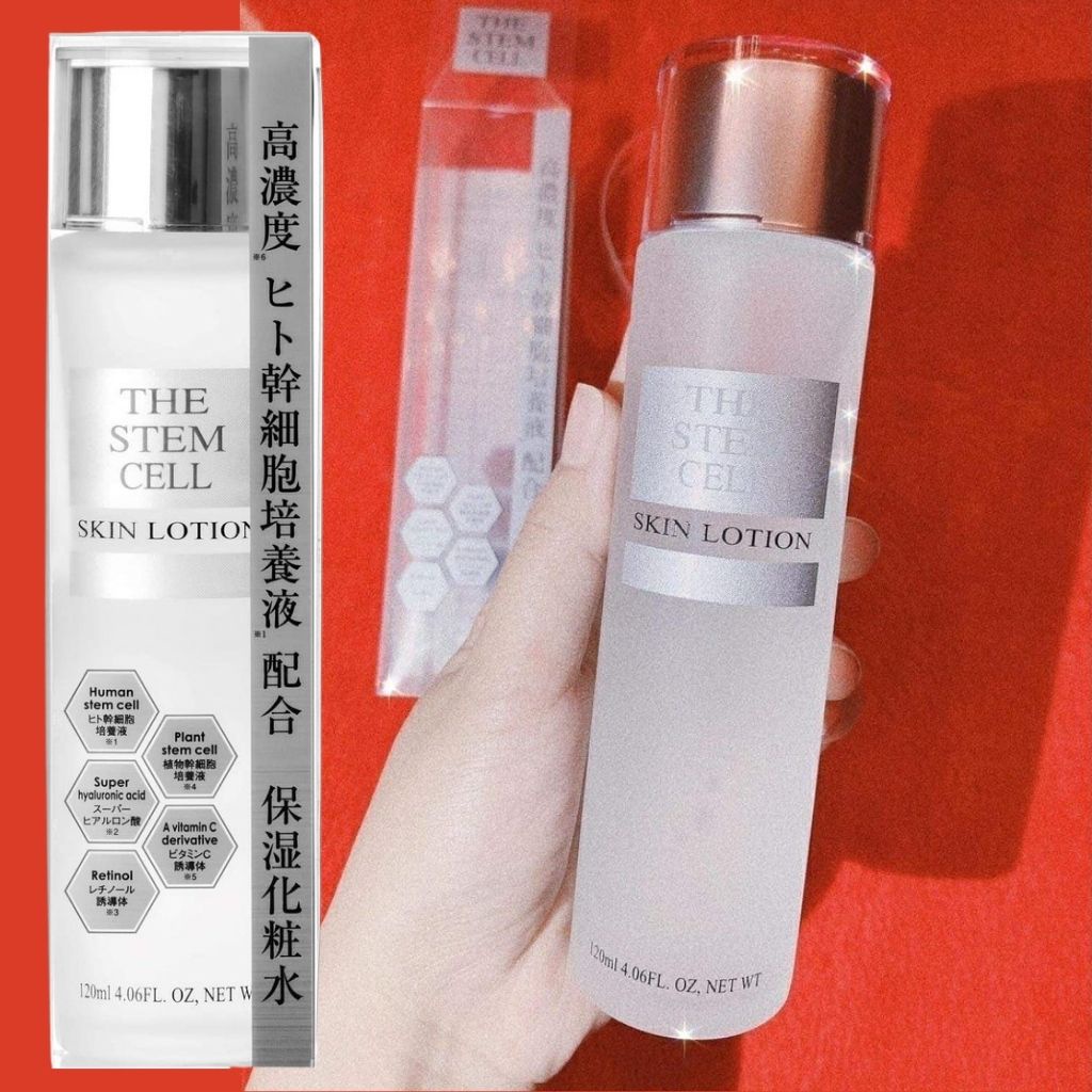 Nước Hoa Hồng Toner 120ml Se Khít Lỗ Chân Lông Dưỡng Da Căng Bóng-The Stem Cell Skin Lotion.