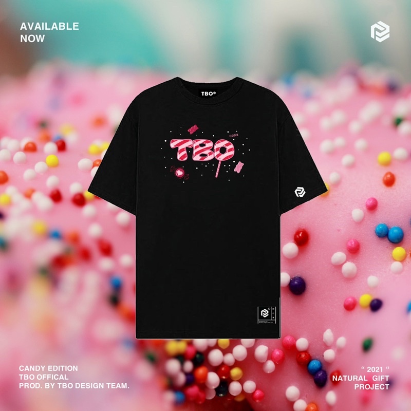 Áo thun tay lỡ Unisex CANDY - TBO Brand chính hãng