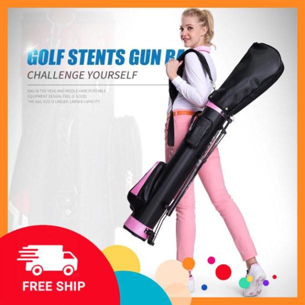 Túi đựng gậy golf size nhỏ PGM mini có chân chống đựng 5 - 8 gậy da cao su chất lượng cao cứng cáp TM045