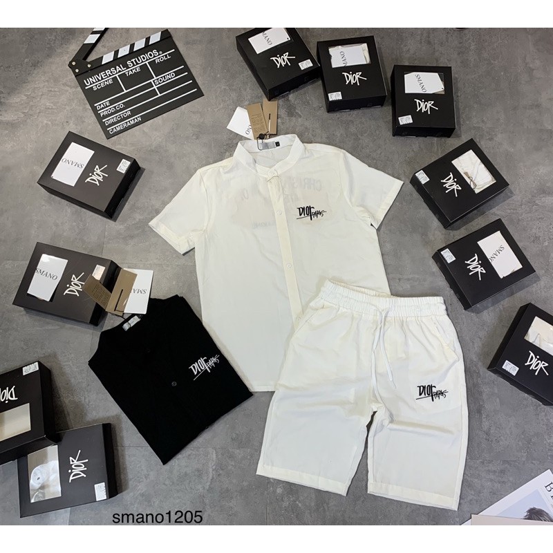 Đồ bộ đũi nam thêu chữ . Đồ bộ hè nam đũi | BigBuy360 - bigbuy360.vn