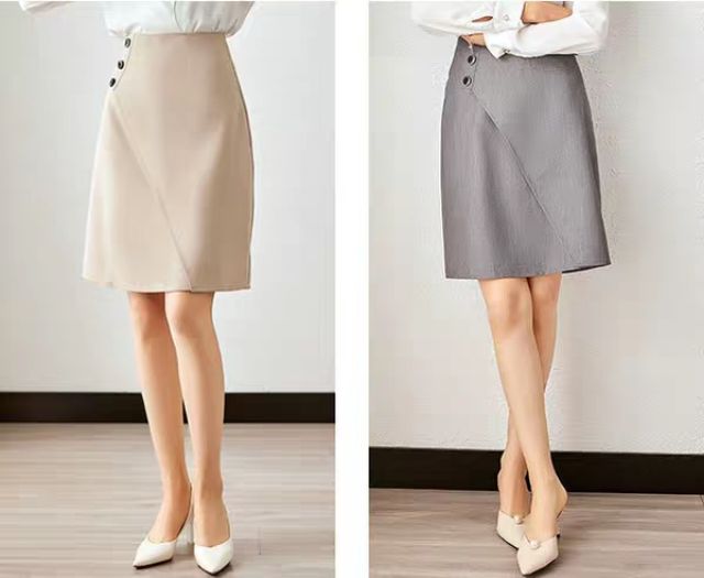 (Big size) chân váy A dài cách điệu C013 | BigBuy360 - bigbuy360.vn