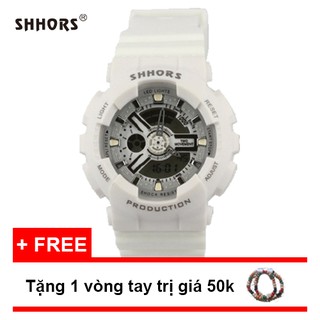 Đồng hồ thể thao nam nữ SHHORS chống  nước chống sốc dây cao su