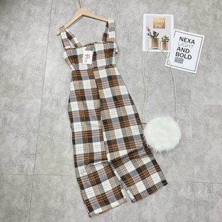 SET ÁO 2 DÂY LIỀN QUẦN CARO