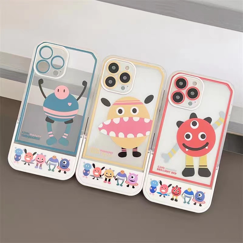 Ốp Điện Thoại TPU Silicone Trong Suốt Chống Sốc Có Giá Đỡ Cho IPhone 13 12 11 Pro X XR XS Max SE 2020 6 6S 7 8 Plus