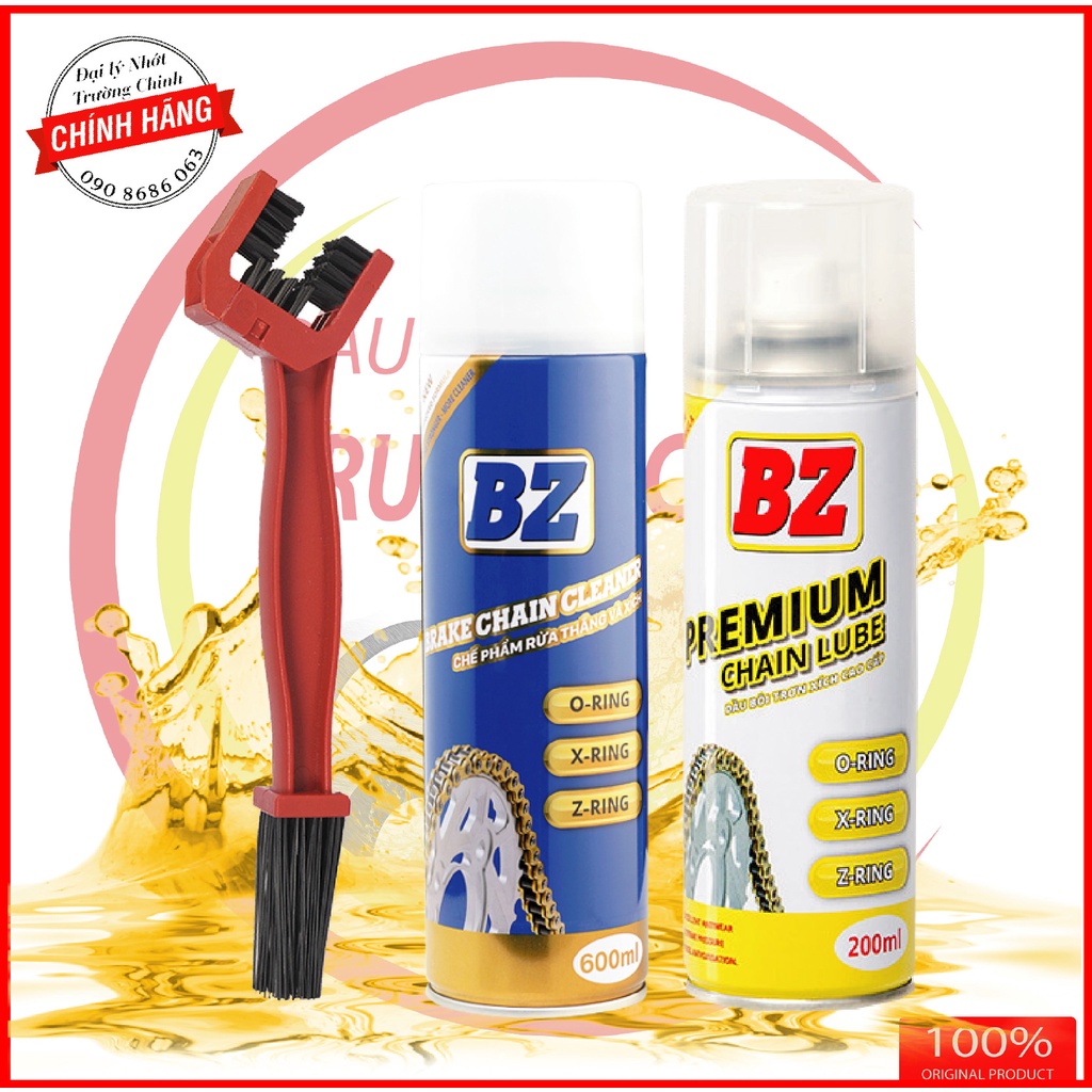 Combo 3 sản phẩm Dưỡng sên BZ không văng+ rửa sên 600ML+ bàn chải 3D