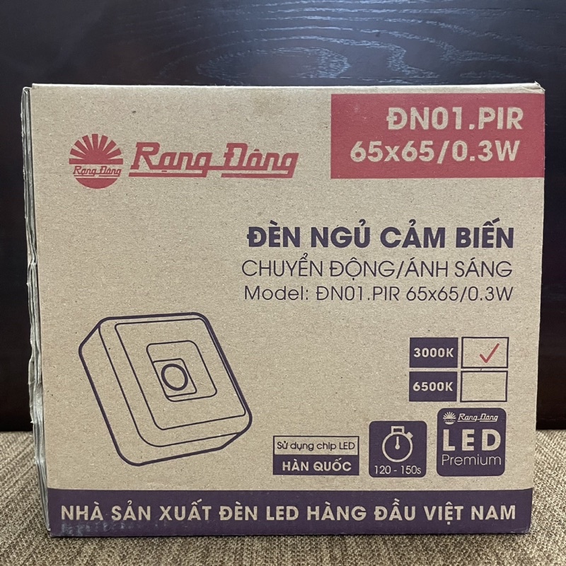 Đèn Ngủ Rạng Đông Cảm Biến Chuyển Động Cảm Ứng Tự Sáng Đèn Khi Trời Tối LED Thông Minh