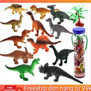 Bộ đồ chơi khủng long cao su hàng loại đẹp
