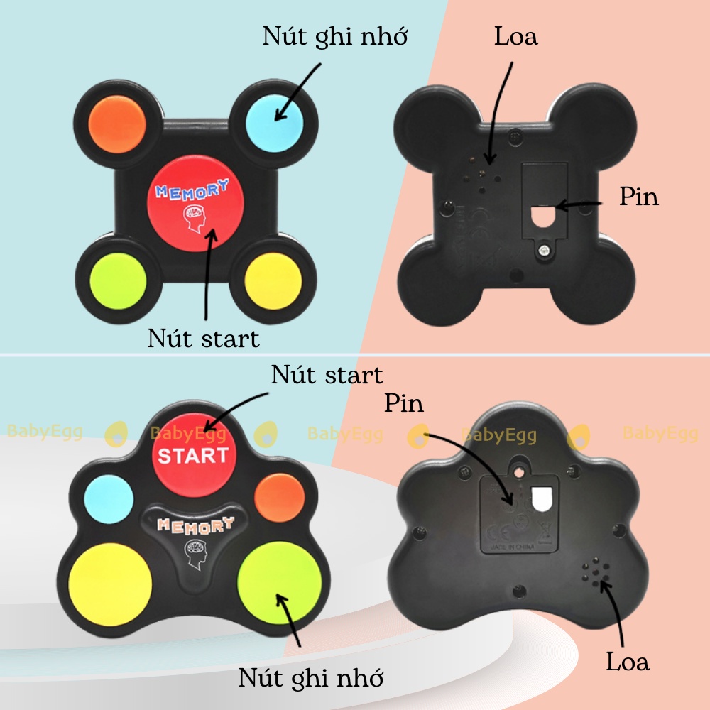 Trò chơi ghi nhớ Memory game rèn luyện trí nhớ cho bé đồ chơi cho trẻ em bé trai bé gái 2 3 4 5 6 7 tuổi Babyegg