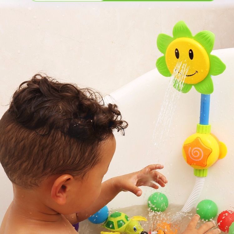 Đồ Chơi Vòi Sen Hình Hoa Hướng Dương Phun Nước Dành Cho Bé