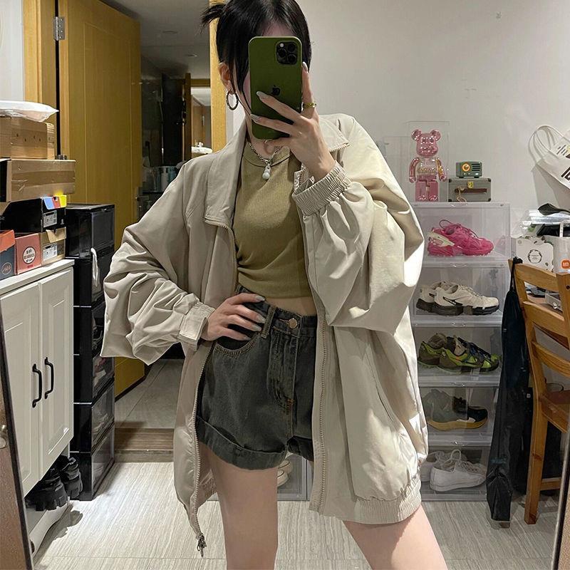Áo Khoác Bóng Chày Mỏng Thời Trang Xuân Thu Phong Cách Mới 2022 Cho Nữ