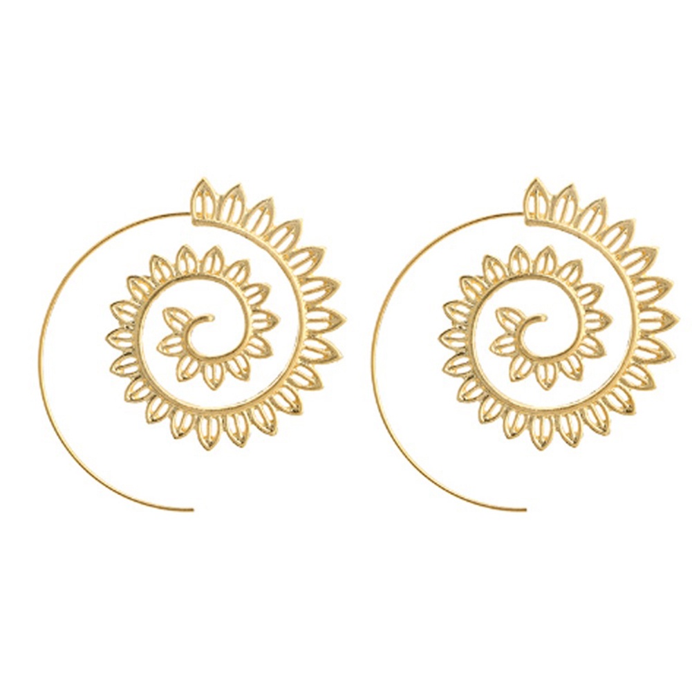 Hoa tai dạng xoắn ốc thời trang dành cho nữ